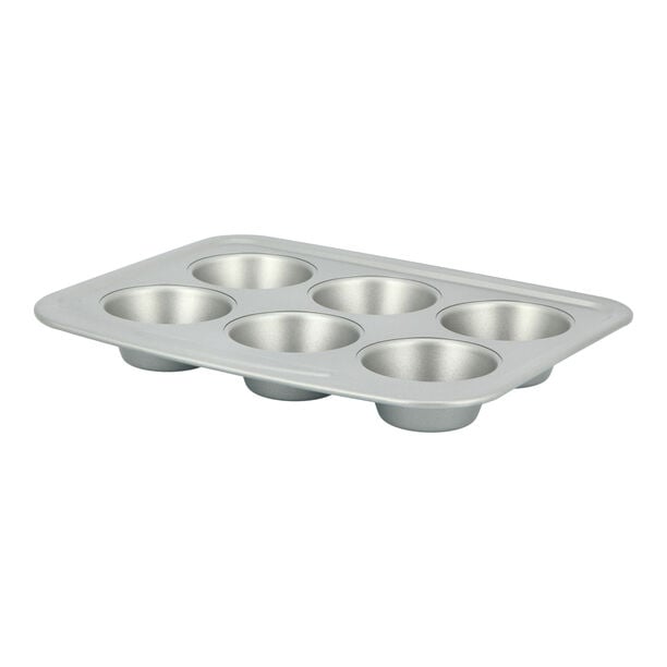 Alberto Non Stick 6 Cup Jumbo Muffin Pan Silver  image number 2