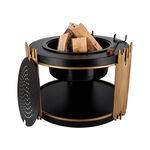 Fire Pit Gold And Black image number 3