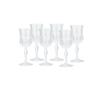 RCR transparent italian crystal glasses set of 18 pc