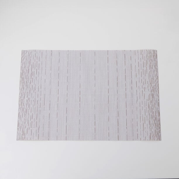 لاميسا 4 قطع طقم مفرش أطباق جلد صناعي، رمادي 45*30سم image number 0
