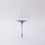 لاميسا طقم 4 كؤوس متوسطة الساق زجاجية، أزرق 600مل image number 2