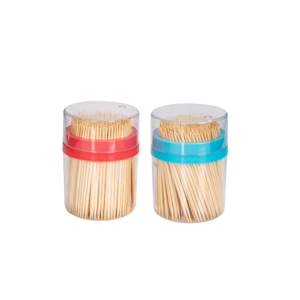 Alberto 2 Pieces Bamboo Toothpick Set With 400 Pieces Per Bottle image number 0