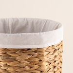 Homez Water Hyacinth Basket With Lid image number 5