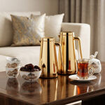 Dallaty Set of 2 Steel Thermos gold, 1.0L and 1.3L image number 1