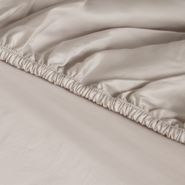 Ambra 500 TC egyptian cotton fitted sheet 180*200 lilac image number 1