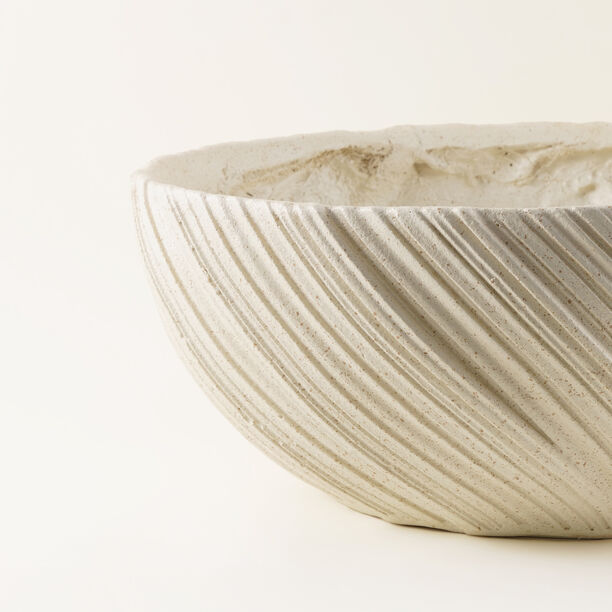 Homez resin planter, white 50.2*50.2*20.2cm image number 2