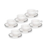 English Coffee Cups Set Silver 100 Ml image number 0