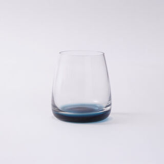 La Mesa 4Pcs Glass Tumbler Set, Blue 340Ml