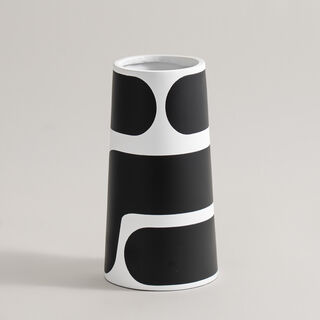 Homez black memphis ceramic vase 12.5*11*26cm