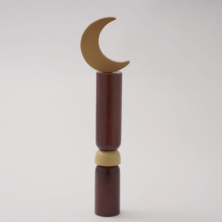 Homez Qamar Al Layl Collection Home Accent, Matt Gold, 52*7 Cm