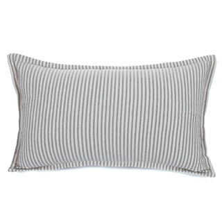 Striped grey cushion cover 30*50 cm