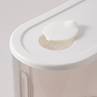 Alberto plastic rice dispenser, white 11kg