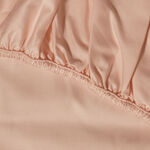 Ambra 600 TC supima cotton fitted sheet 120*200 pink image number 1