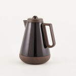 "Dallaty stainless steel vacuum, flask matte black with wooden touch 1L image number 0