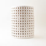 هومز طاولة جانبية سيراميك، رمادي 34*34*45 سم image number 0