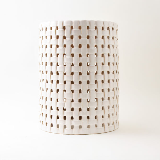 هومز طاولة جانبية سيراميك، رمادي 34*34*45 سم image number 0