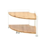 Alberto White Coated 2 Tier Rack image number 1