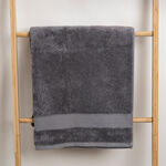 100% egyptian cotton hand towel, gray 50*100 cm image number 2