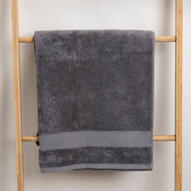 100% egyptian cotton hand towel, gray 50*100 cm image number 2