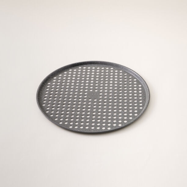 Alberto carbon steel pizza pan 2pcs dia 36cm, grey image number 2