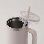 Alberto stainless steel double wall travel bottle, beige 1200ml image number 2