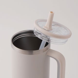 Alberto stainless steel double wall travel bottle, beige 1200ml