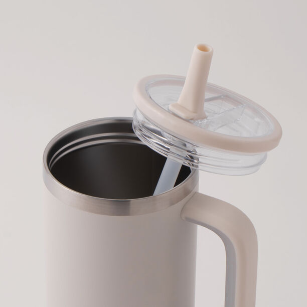 Alberto stainless steel double wall travel bottle, beige 1200ml image number 2