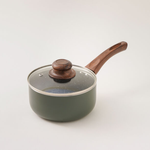 Alberto green granite cookware set, 12 pieces image number 4