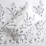 Cottage white microfiber twin comforter set 4 pcs, 160*220cm image number 4