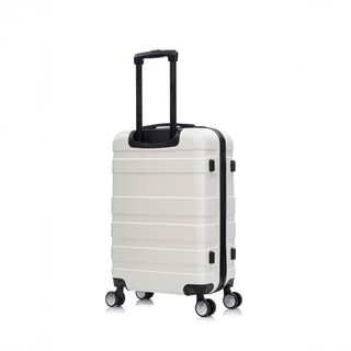 Travel Vision Abs Wheeled Suitcase, White, 24 Inch, 44*25.5*66.5 Cm
