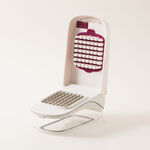 OXO plastic vegetable chopper, white 3.7"* 11.3"* 5.2" image number 0