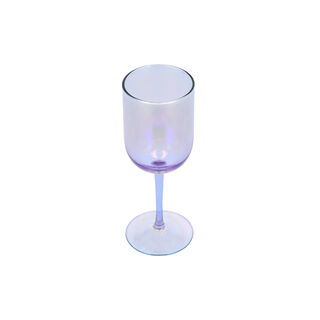 Set Of 4 Clear Juice Glass With Blue