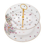2 Tier Dessert Serving Butterfly image number 1