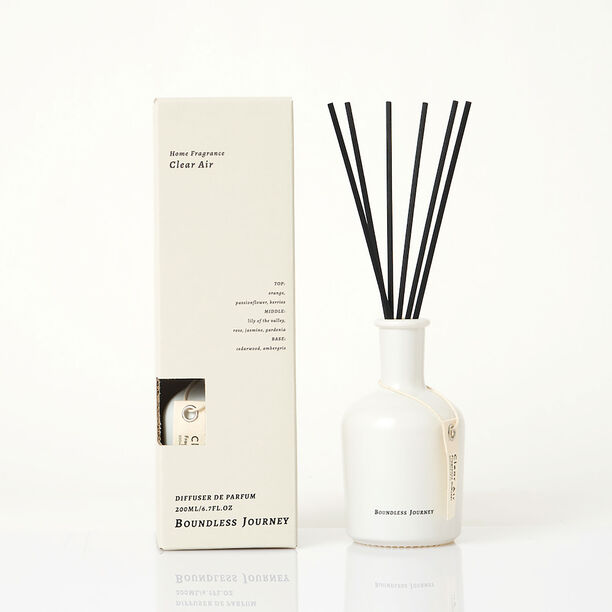 Diffuser with sticks 200ml morning dew bouquet fragrance white image number 0