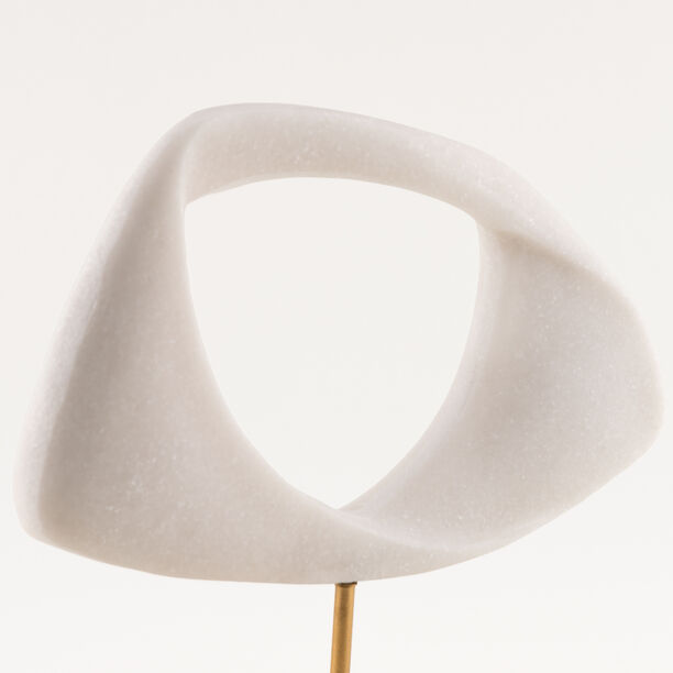 Homez huda pisa decorative sculpture 31*8*33cm, white image number 2