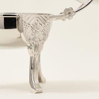 DOUBLE BOWL FRUIT STAND NICKLE PLATED