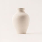 Selah off white ceramic cylindrical vase image number 2