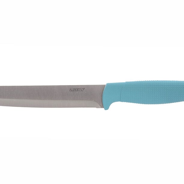 Alberto Carving Knife With Soft Blue Handle  image number 1