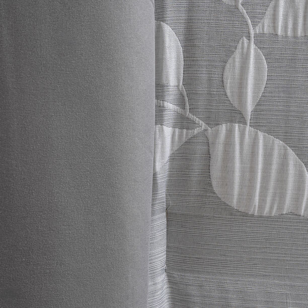 Cottage 3pcs jacquard king comforter set 220*240cm, grey image number 3