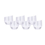 Set Of 4 Clear Ribbed Dof 300Ml image number 0