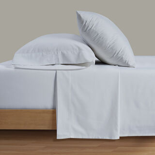 Cotton Sateen Fitted Sheet 200*200+35 cm King 500Tc