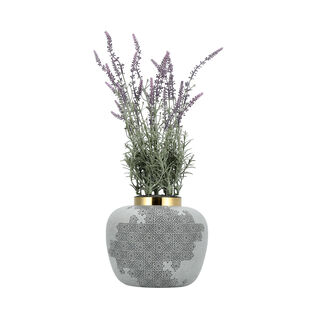 Sarab Ceramic Vase 24.5*24.5*21 Cm