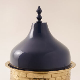 La Mesa Metal Serving Pot 20*20*27Cm, Blue