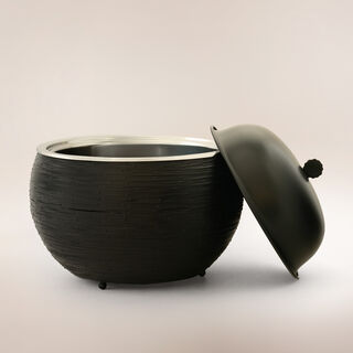 La Mesa Stainless Steel Food Warmer 3L With Black Lid