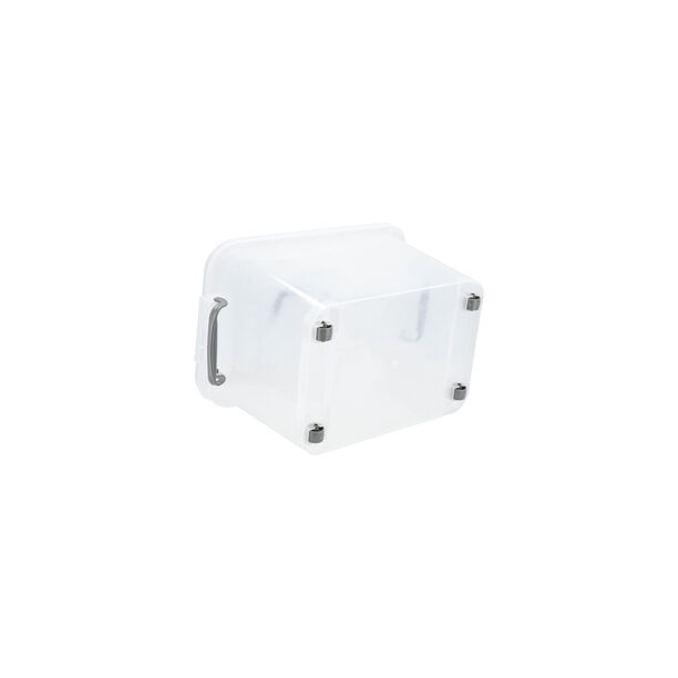 STORAGE BOX with HANDLE ON LID PLASTIC image number 3