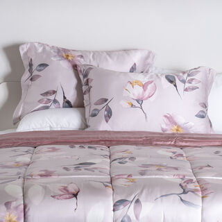 Boutique blanche tencel 3pc queen comforter set 240*200cm, pink