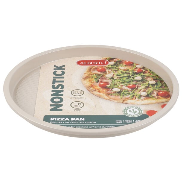 Alberto Beige Pizza Pan 35.2*35.2*2.5Cm image number 2