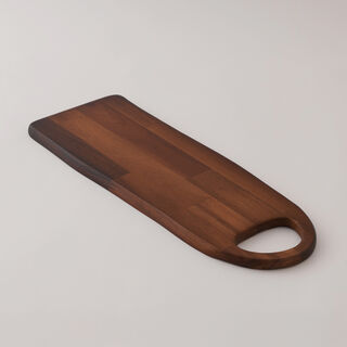 البرتو لوح تقطيع من خشب الأكاسيا 48*17*1.5سم، بني