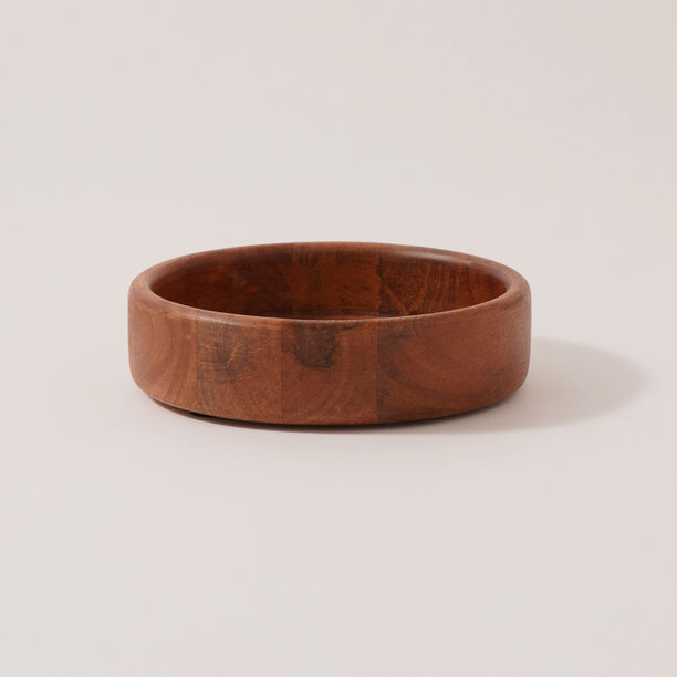 La Mesa wooden serving bowl medium 15*15*4 cm image number 1