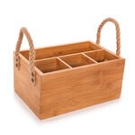صندوق بامبو لحفظ أدوات المائدة  من البرتو image number 0